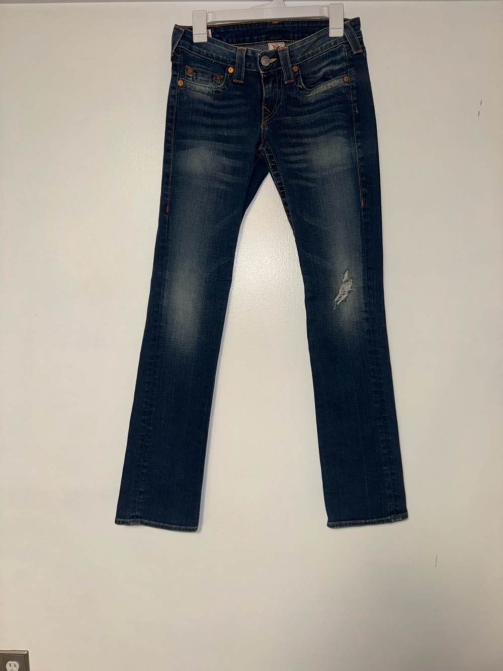True Religion Women's Dark Wash Boot Cut Jeans